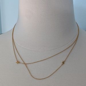 Jennifer Zeuner little stars stacked necklace
